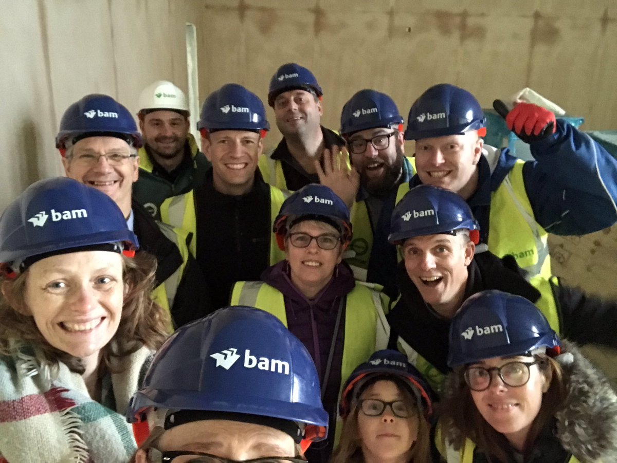Another fantastic tour from Jack today @BAMConstructUK for Dave from <a href="/SwindonYFC/">Swindon Youth for Christ</a>, Vicar friends and the Governing body - it’s all coming together so fast, rooms are finished today that weren’t anywhere near yesterday!!!! #excitingtimes
