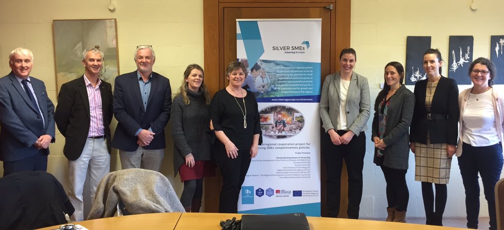 HincksCentre's tweet image. Discussing the Silver Economy at 1st Stakeholders meeting for @Silver_SMEs @interregeurope project. Thanks to all the participants for their valuable contributions. @AislingConway3 @JEMcAleer @JaneOFlynn @rubiconcentre @GeorgeBulman  @sarahdaviscork @CIT_FBH
