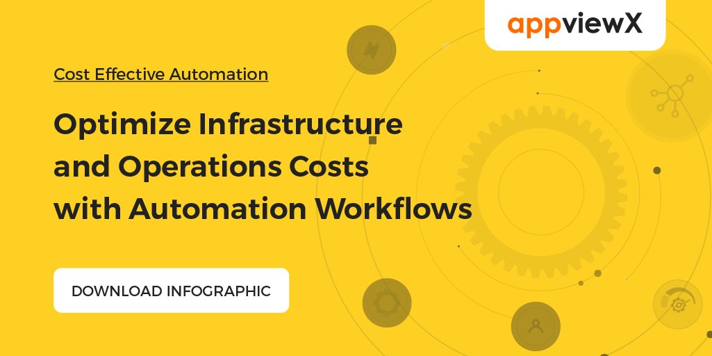 AppViewX's tweet image. Building a cost-effective #infrastructure is more important today than ever before. Know more. buff.ly/2A3AnX4 #infographic #automationworkflows