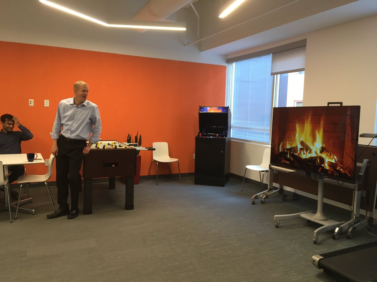 Fireside chat this morning at <a href="/Akamai/">Akamai Technologies</a> with our fearless leader <a href="/craigsadams/">Craig Adams</a>!