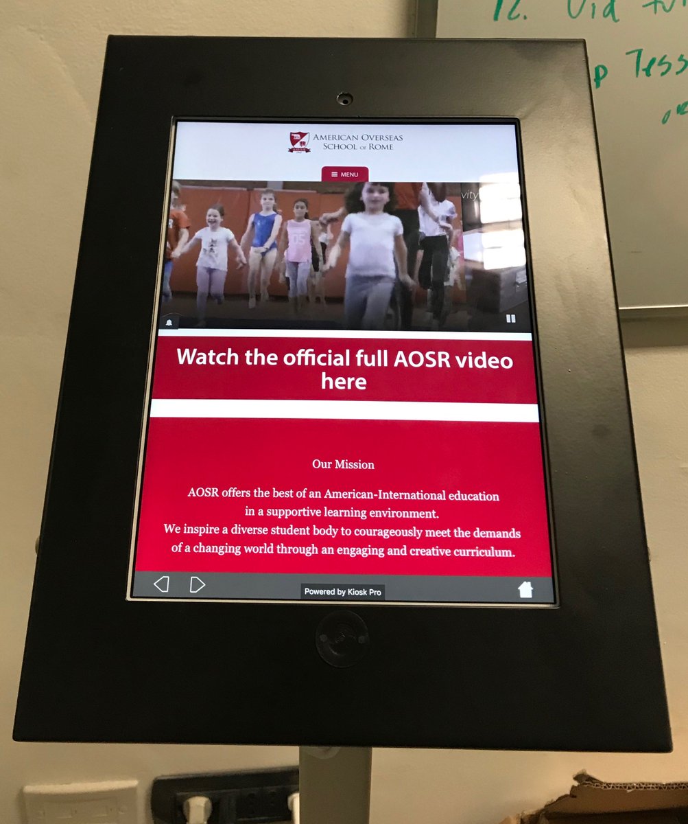rpark's tweet photo. Setting up a little iPad Kiosk station. Fun project with iPad and Kiosk Pro. #AOSR_Design https://t.co/VG2cXSvytP