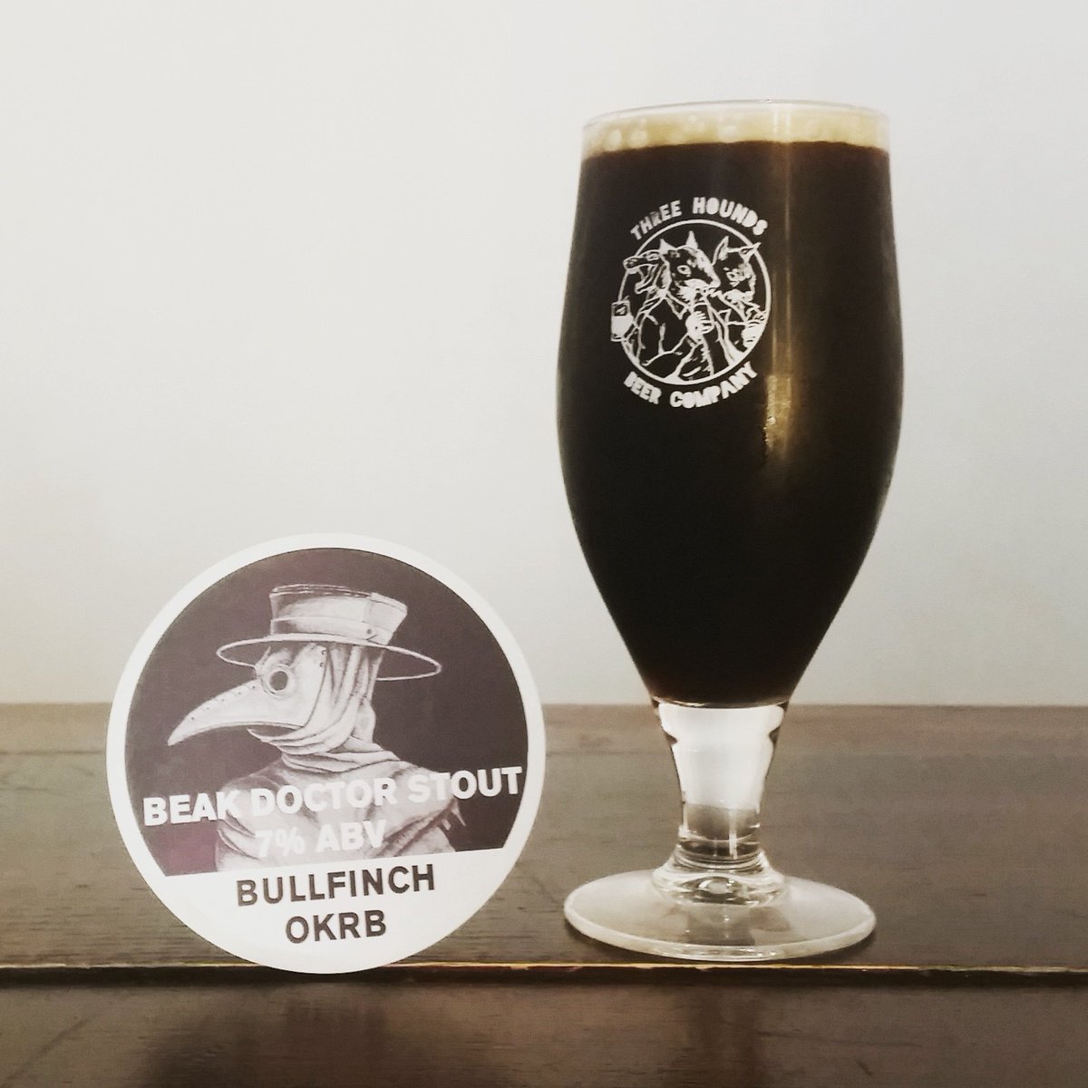 Now on Tap!

<a href="/Bullfinch_Ale/">BullfinchBrewery&Tap</a> x <a href="/OldKentRdBeer/">Old Kent Road Brewery</a>
Beak Doctor Stout
7%
Espresso Milk Stout