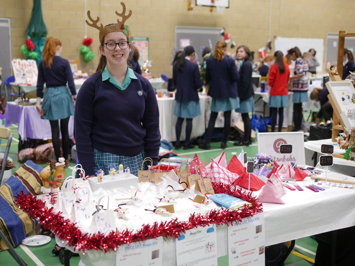 SheffieldHigh's tweet image. The FOSH Christmas Craft Fair is in full swing! Visit the Sports Hall this afternoon to relax with a sweet snack, grab a great Christmas gift and get into a #festive mood @GDST #gdstspirit #sheffieldgirls