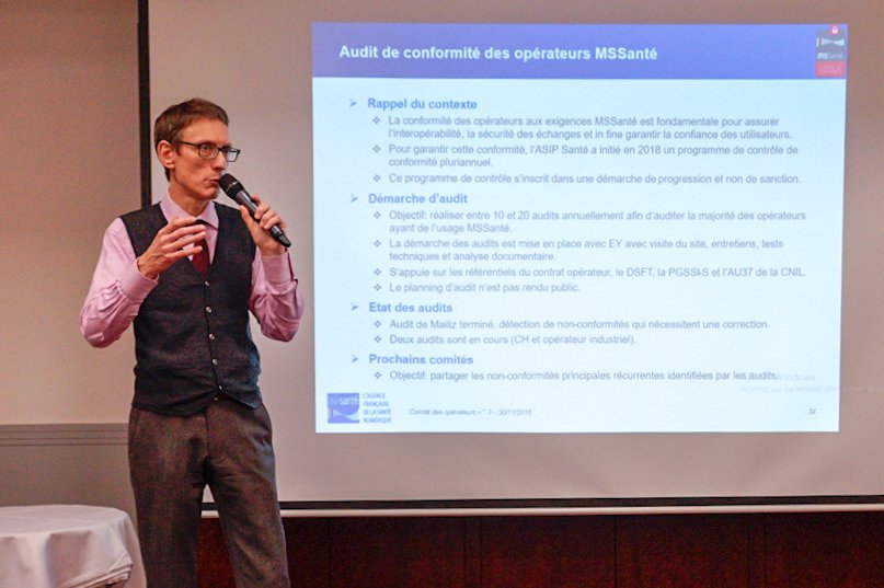 esante_gouv_fr's tweet photo. Présentation du programme d'audit de conformité des opérateurs MSSanté ➡️ amélioration du dispositif #MSSanté #COMOP https://t.co/wME5cNI5iN