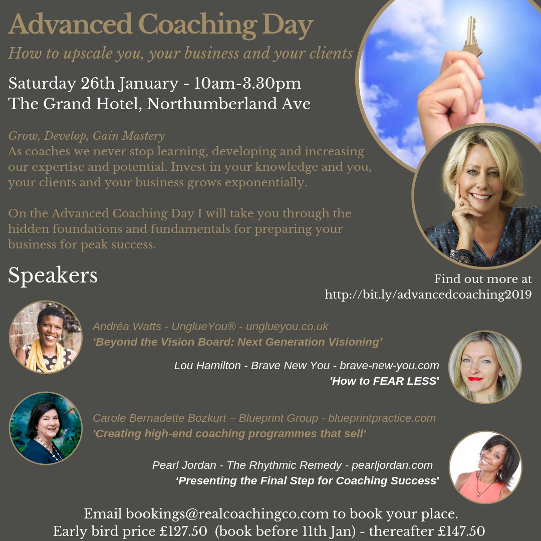 CaroleAnnRice's tweet image. Book your tickets here: ow.ly/Aozw30mOCrS 
.
.
.
#lifecoach #lifecoaching #advancedcoaching