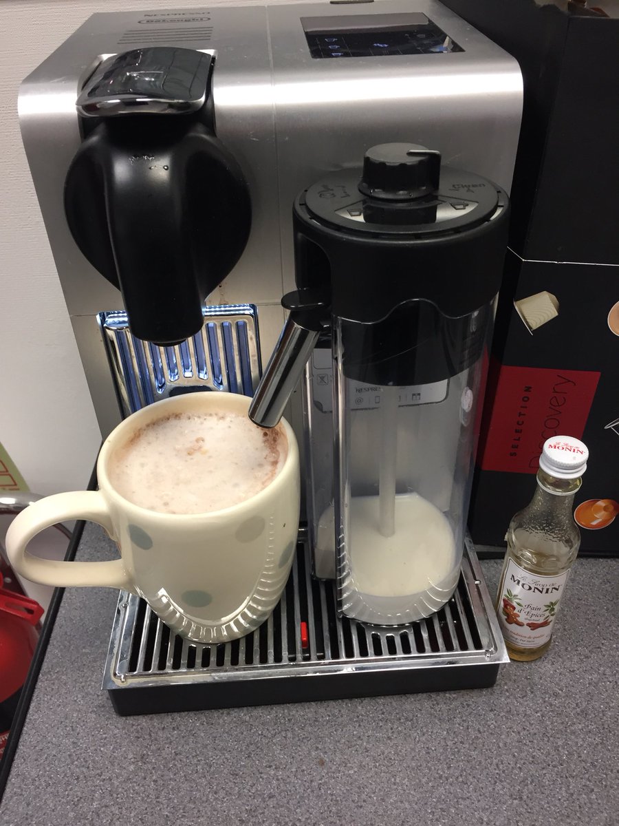 <a href="/NespressoUK/">Nespresso UK&Ireland</a> getting me through a busy Friday #coffeetime