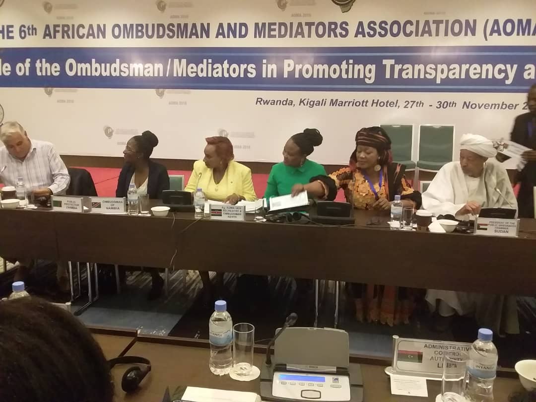 The Honourable Ombudsman <a href="/ChizumaMartha/">Martha Chizuma</a> appointed as Treasurer General of African Ombudsman and Mediators Association at the 6th General Assembly in Kigali Rwanda