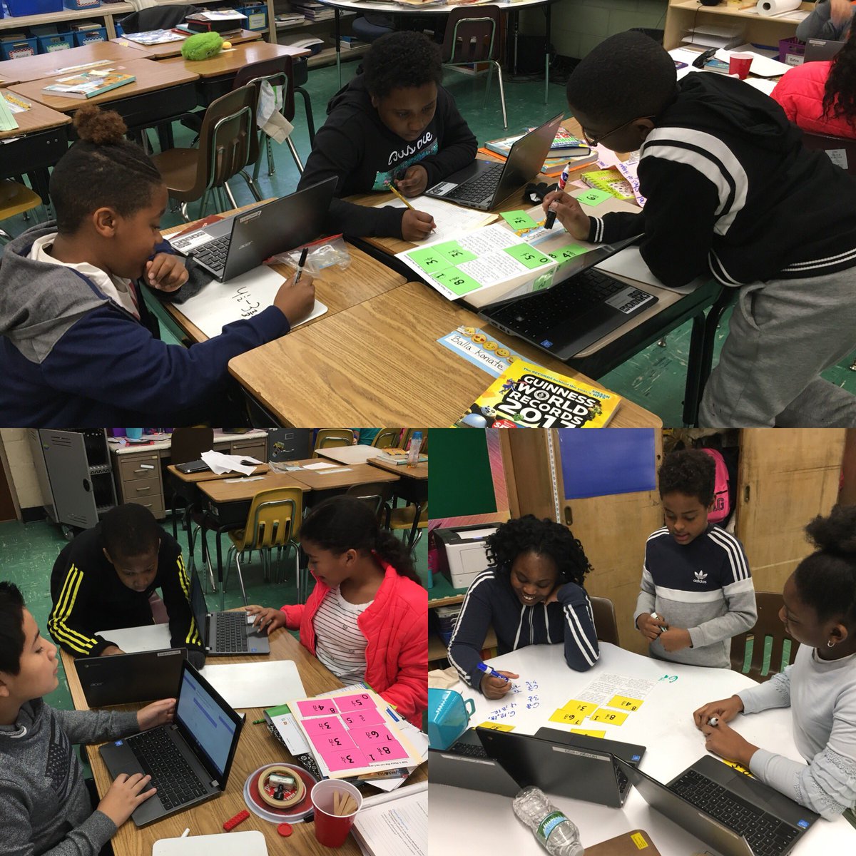 Using an escape room to practice our fraction skills. #happeningathowell #mathisfun