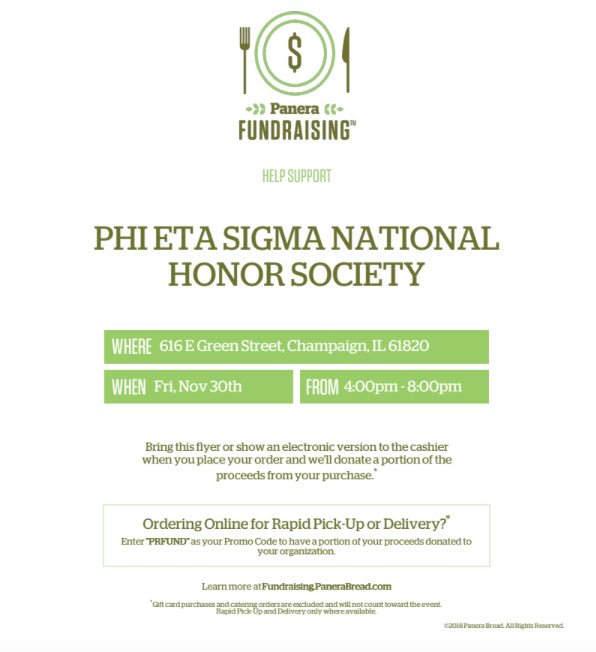 #TGIF 
Come out to our Panera Bread Fundraiser from 4-8pm and show them this flyer!! All funds raised will be donated.