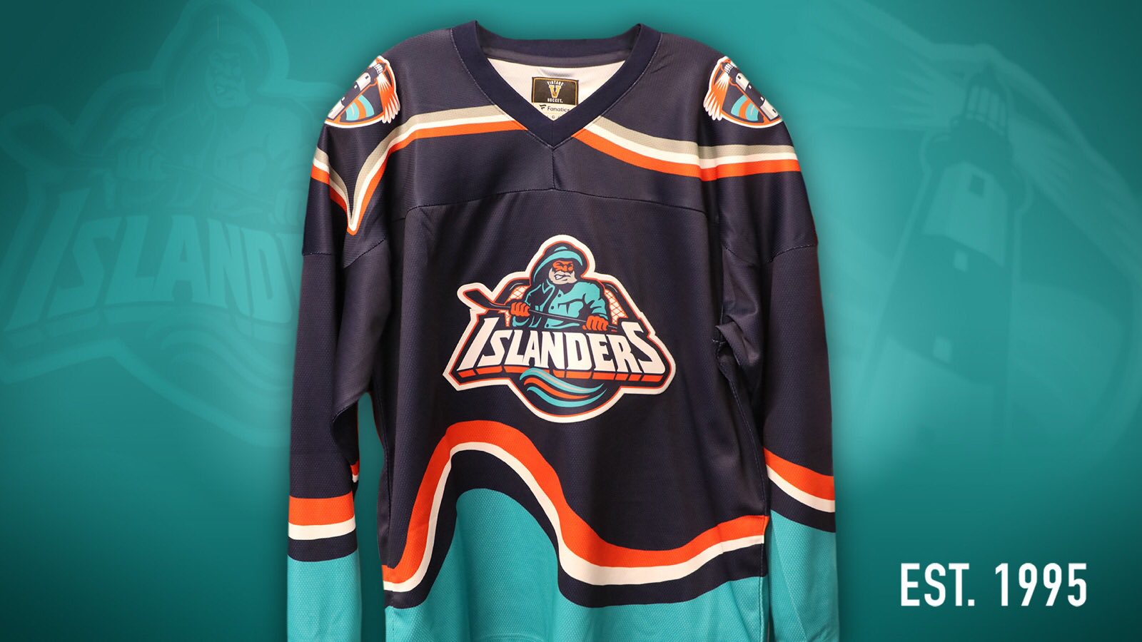 Vintage 90's New York Islanders Fisherman Jersey S 