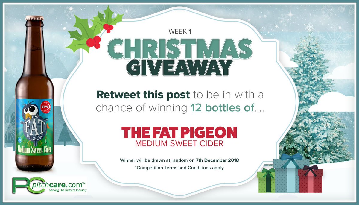 Get involved in our Christmas Giveaway! 🎄🎅

Launching every Saturday throughout December, in the lead up to Christmas ☃️

Introducing - The #FatPigeon Good luck! 🍀