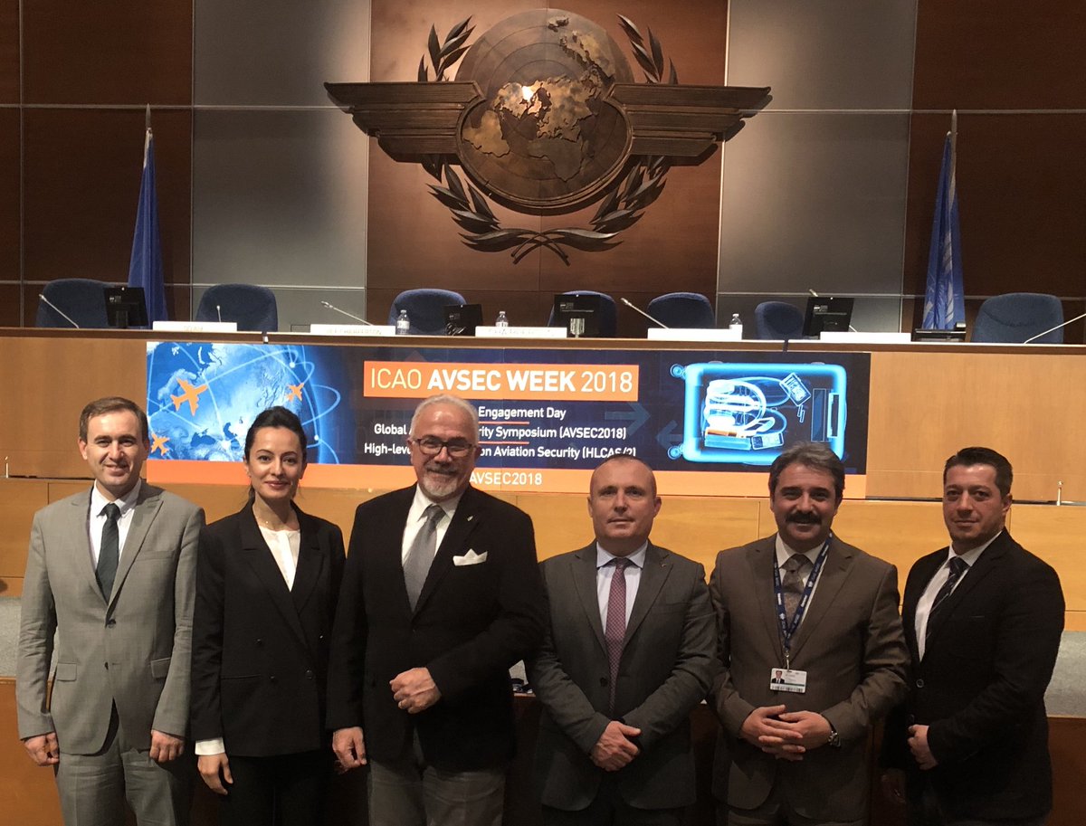 SHGM's tweet photo. ICAO Yüksek Düzeyli Güvenlik Konferansı başladı...#AVSEC2018

https://t.co/PVRQ78fYu1 https://t.co/DSZW80nH3Z