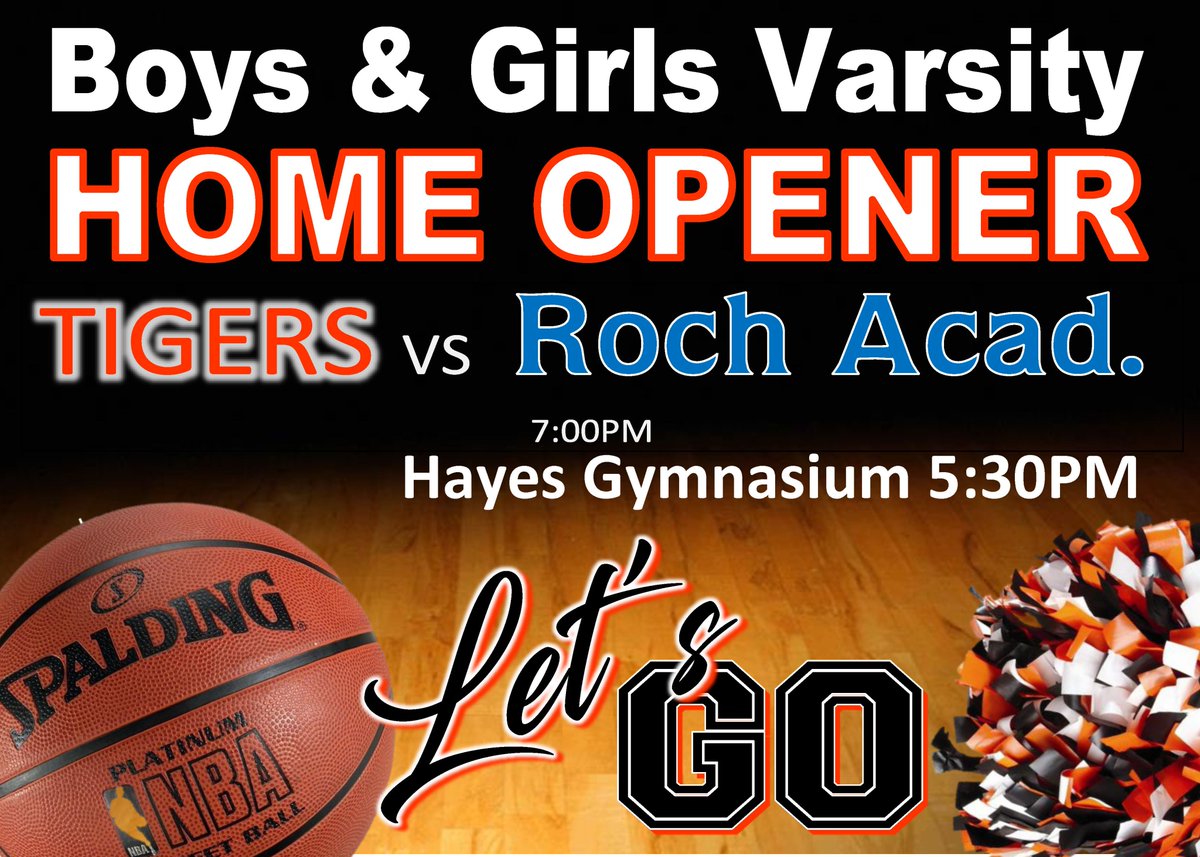 MLDillenbeck's tweet photo. I hope all of our @LyndonvilleCSD Basketball fans will join us in the gym tonight to support the Boys and Girls in their Varsity home opener!! #LCSTIgerPride #DoubleWin https://t.co/X24hTqj3Gm