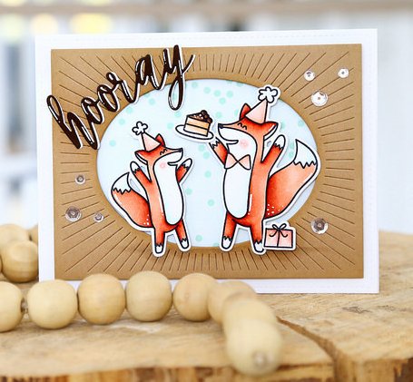 AveryElleStamps's tweet photo. Hey all you foxes and vixen! It's a Friday party with our Party Fox stamps and dies. Hooray for a great November. See you next month! #averyellestamps #partyfox https://t.co/jl0T1aidUc