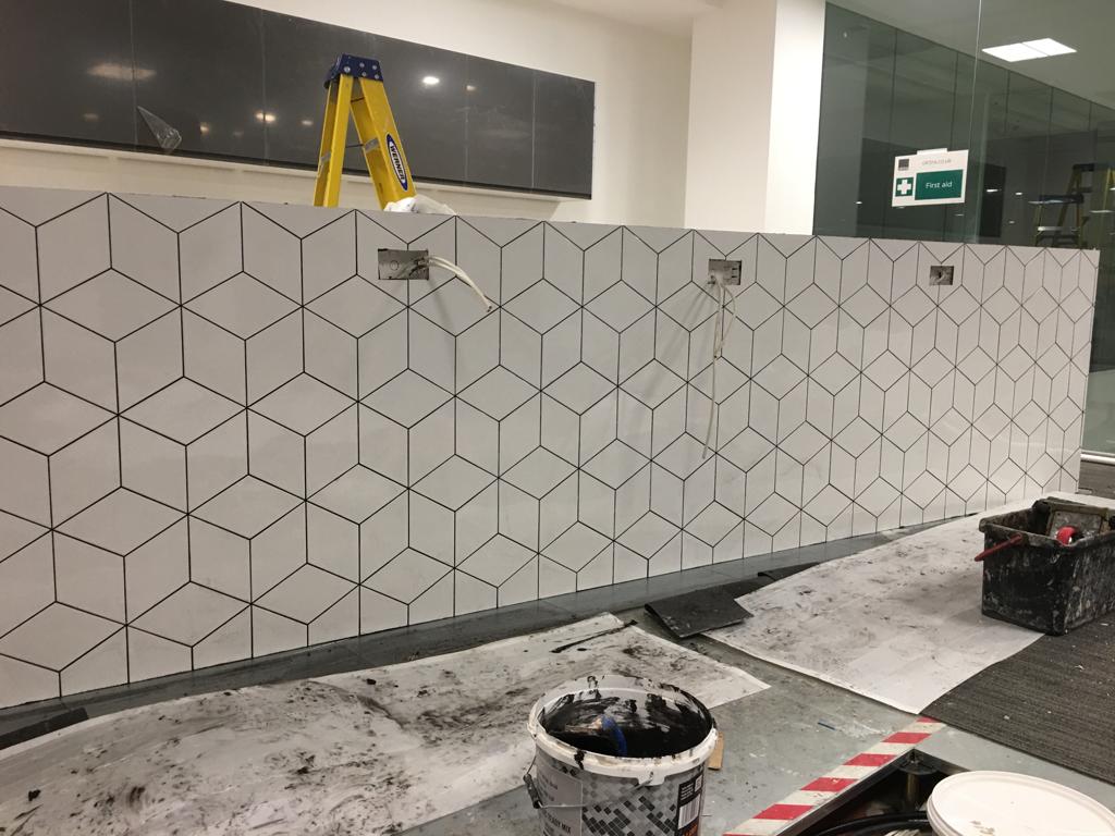 Stunning feature wall, Orega Uxbridge.