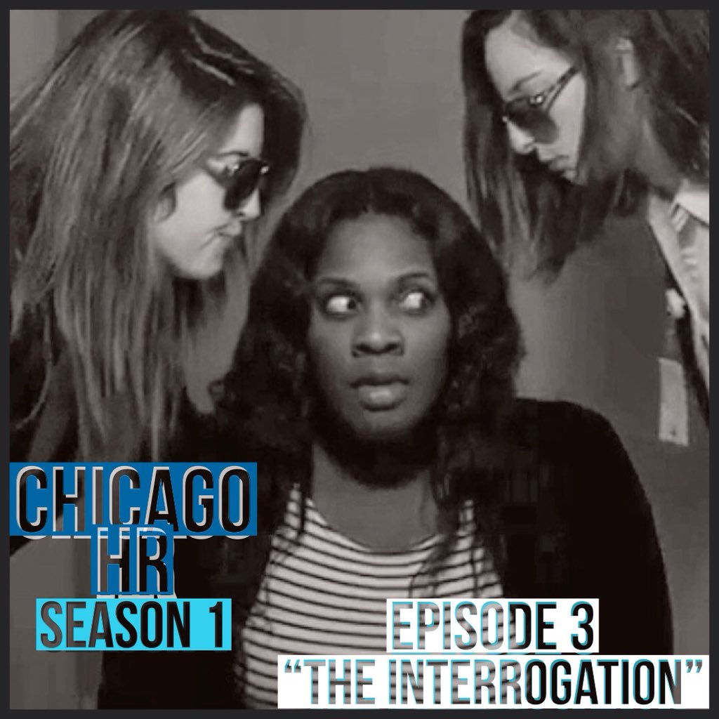 ChicagoHRseries's tweet photo. What have you been watching on your work computer? Langston and Woods know.
On this day, in 2017, Season 1- Episode 3 “The Interrogation” was filmed.
Check out the episode and all of Season 1 &amp; 2 -> https://t.co/vZD7oFV0uE
#webseries #comedy #film #femalefilmmakerfriday https://t.co/Bernz4ivic