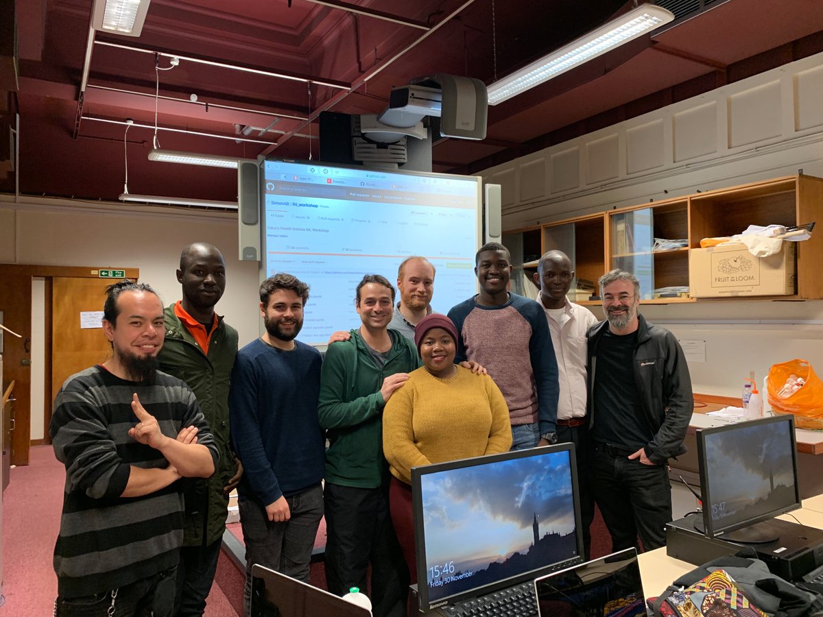 #MachineLearning workshop is coming to an end.. what exciting 2 weeks of great science and great people! Thanks to the students <a href="/ifakarahealth/">Ifakara Health Institute</a> and #IRSS and to the instructors @IBAHCM and <a href="/UofGChem/">University of Glasgow Chemistry</a> for making this happen! And thanks to <a href="/GCRF/">Global Challenges Research Fund (GCRF)</a> and <a href="/AntiVec/">ANTI-VeC</a> for support! <a href="/SimonAB/">Simon Babayan</a>