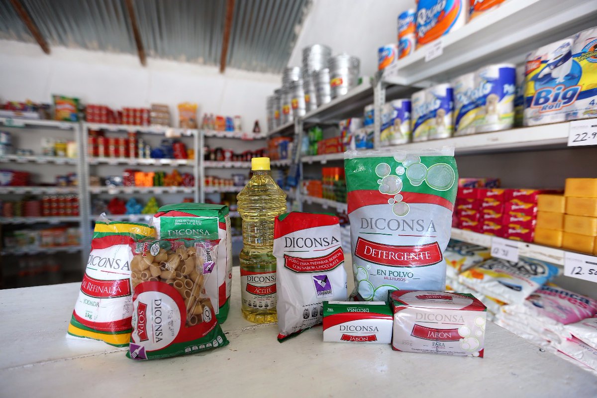 #BuenViernes #SabíasQue La canasta básica de @Diconsa_MX consta de 18 productos nutritivos y 5 de higiene personal.