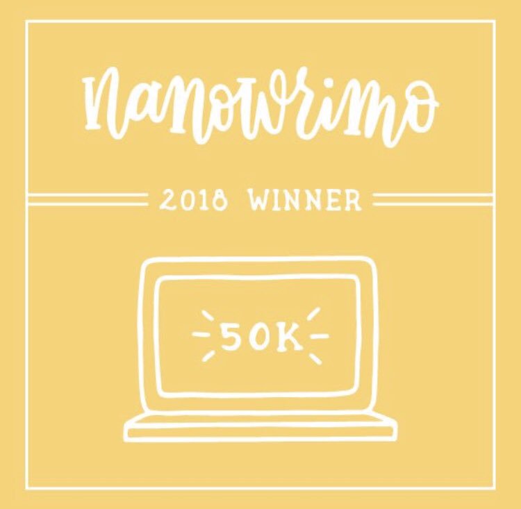 I’ve uploaded my last 6513 #NaNoWriMo18 words. 

My towering total is 64543! I won ...that’s 50K, and then some 🤗
