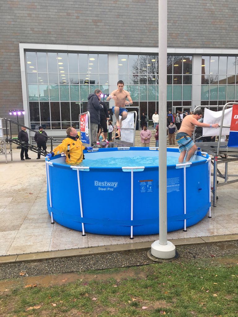 DrKrisBrown's tweet photo. Today, we plunged for the #SpecialOlympics!  #SHHS19 #UnifiedSports https://t.co/EWjFCpVrXP