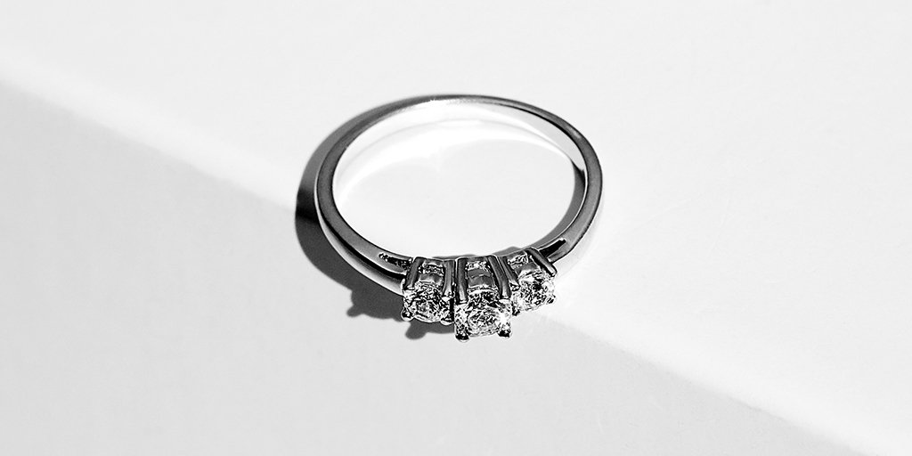 The traditional 3 stone ring was designed with a meaningful representation. The featured diamonds represent the past, present, and future. Visit our store to browse and learn all about diamonds - ow.ly/UZyW30mpZfA

#SpenceDiamonds #DiamondRings #EngagementRings #Diamonds