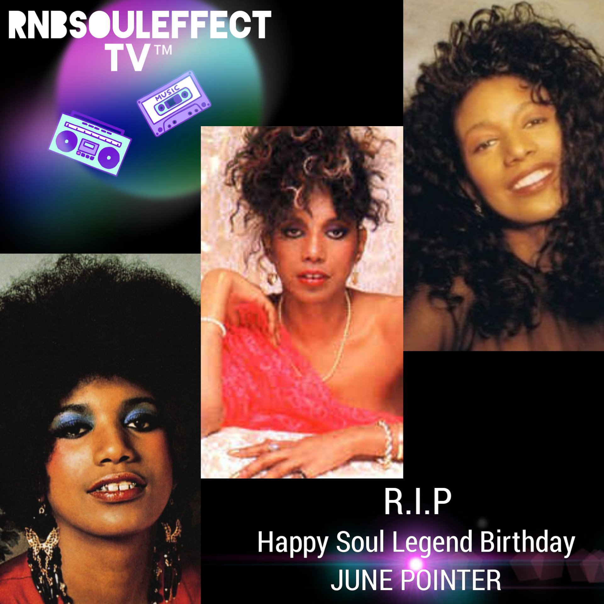 Happy Soul Legend Birthday R.I.P June Pointer    