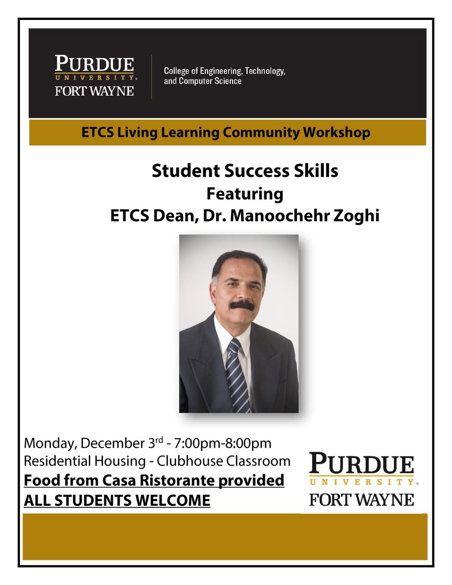 ETCSSSC's tweet image. ETCS LLC Event on Monday - All  students welcome - FREE FOOD.