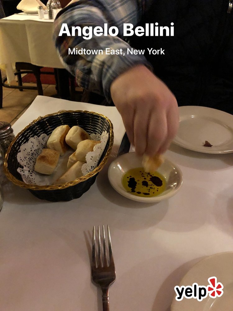 jldigiulio's tweet photo. Your typical olive oil and vinegar to start (@ Angelo Bellini) #Yelp #Yelfie https://t.co/SrT54kDQdC https://t.co/Q2DiEytxif