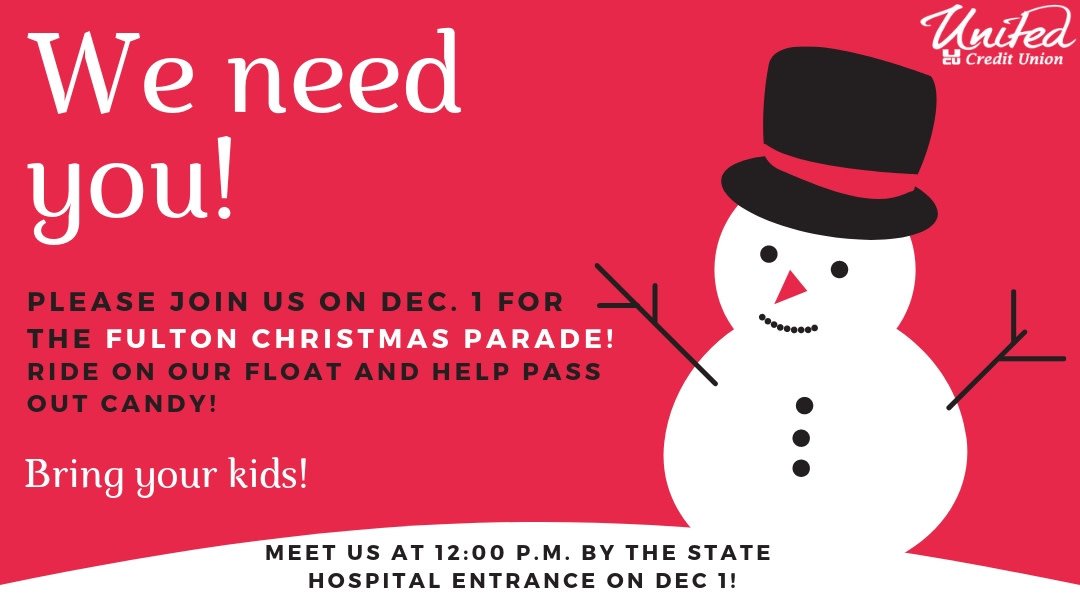 United Credit Union On Twitter Attention All Fulton Members We