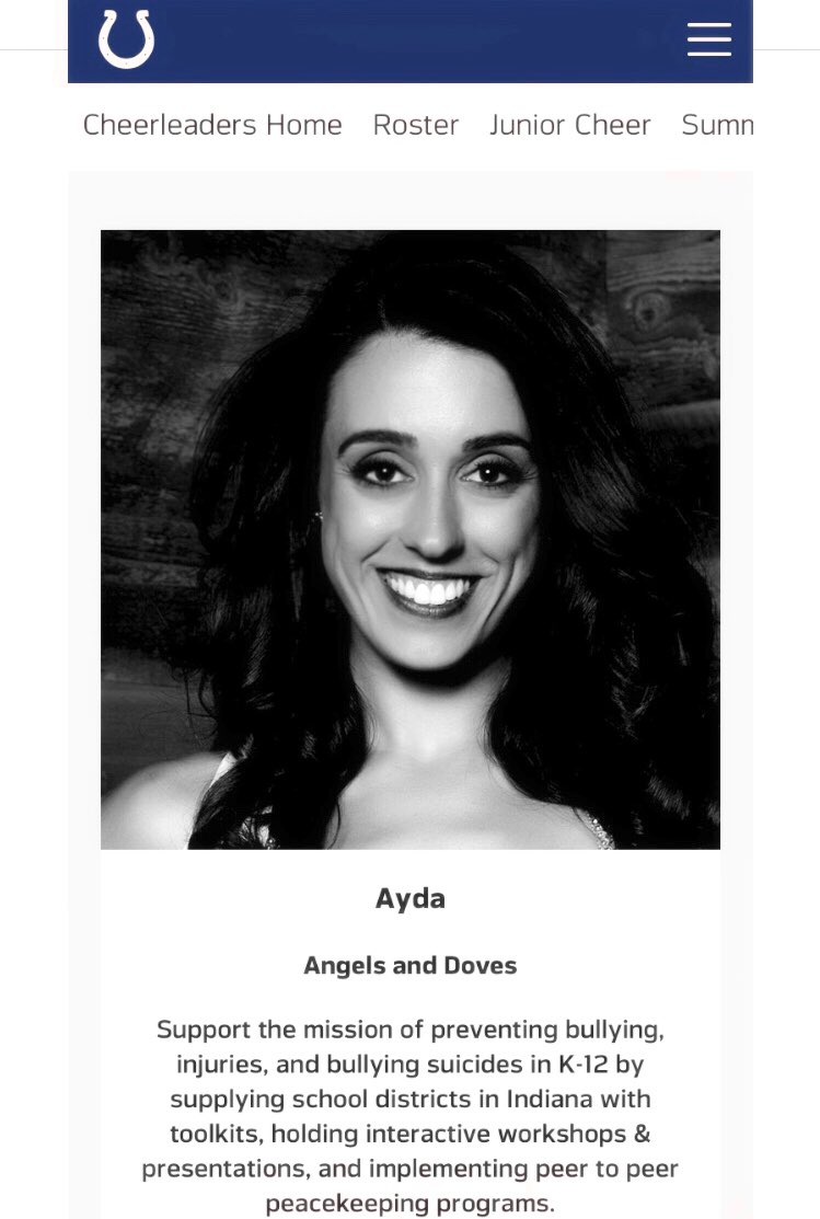 We CAN do something about BULLYING. Please help us help children by voting for <a href="/AngelsandDoves1/">Angels & Doves</a> at colts.com/cheerimpact