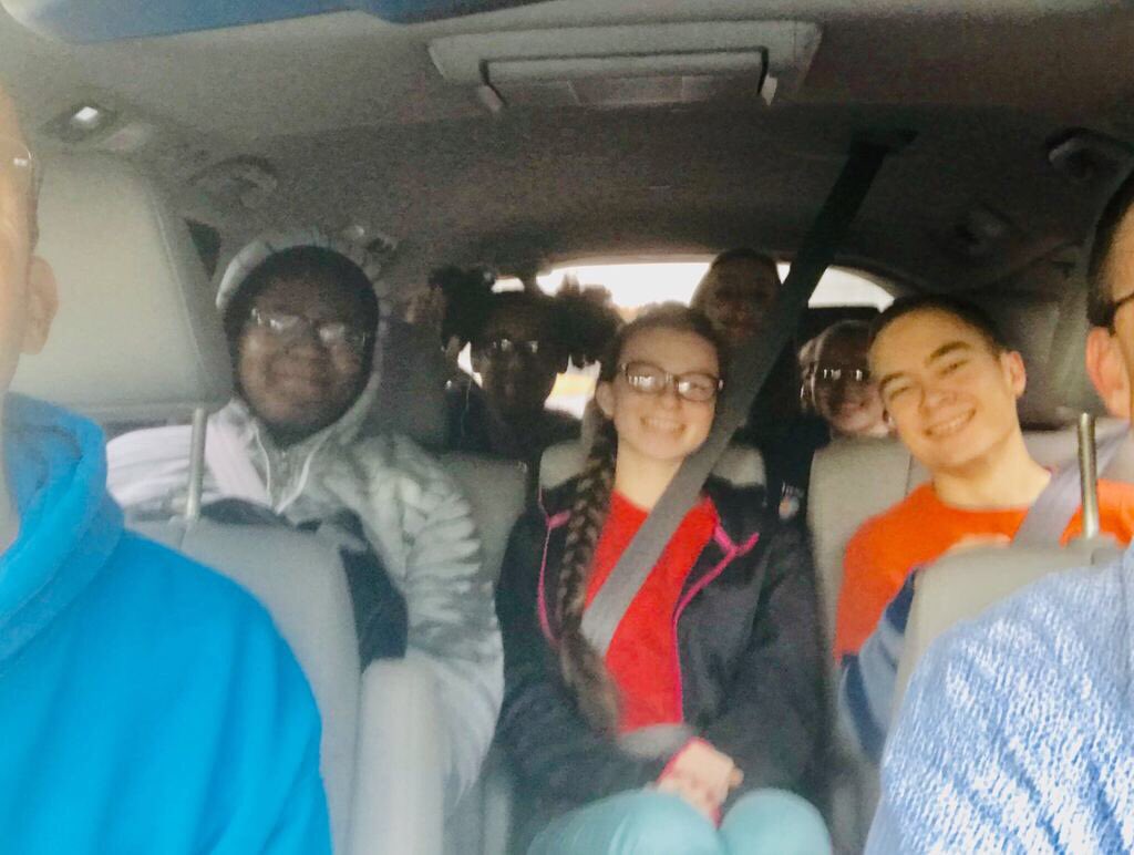 schescience's tweet image. On the road to Auburn! #currenteventsbestrobotics #bestrobotics25