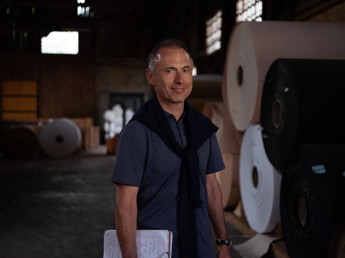 PierreBarlier's tweet photo. I always enjoy visiting our partner facilities to see our materials being made. This photo was taken in Germany, where our Supernatural Paper production journey begins. https://t.co/O7QiWDavaH