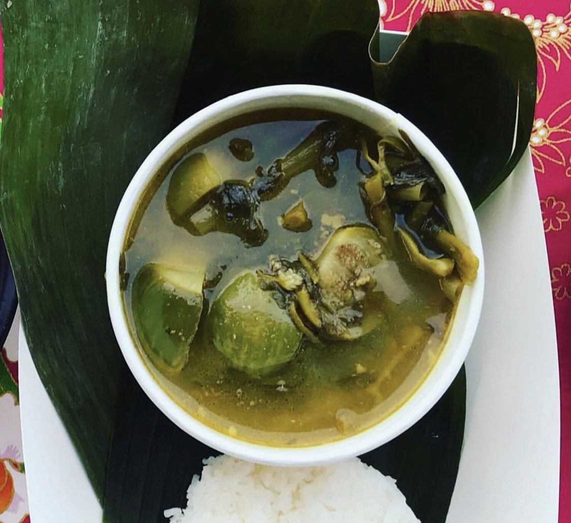 You may think you know Southeast Asian food, but Cambodian food has a totally unique profile based on the way the ingredients are assembled - and nobody does it better than @CambodianMama ! This #somlarmachukreung (savory &amp; sour beef soup) is to die for. 🌈 #weirdisgood Open 4-7P