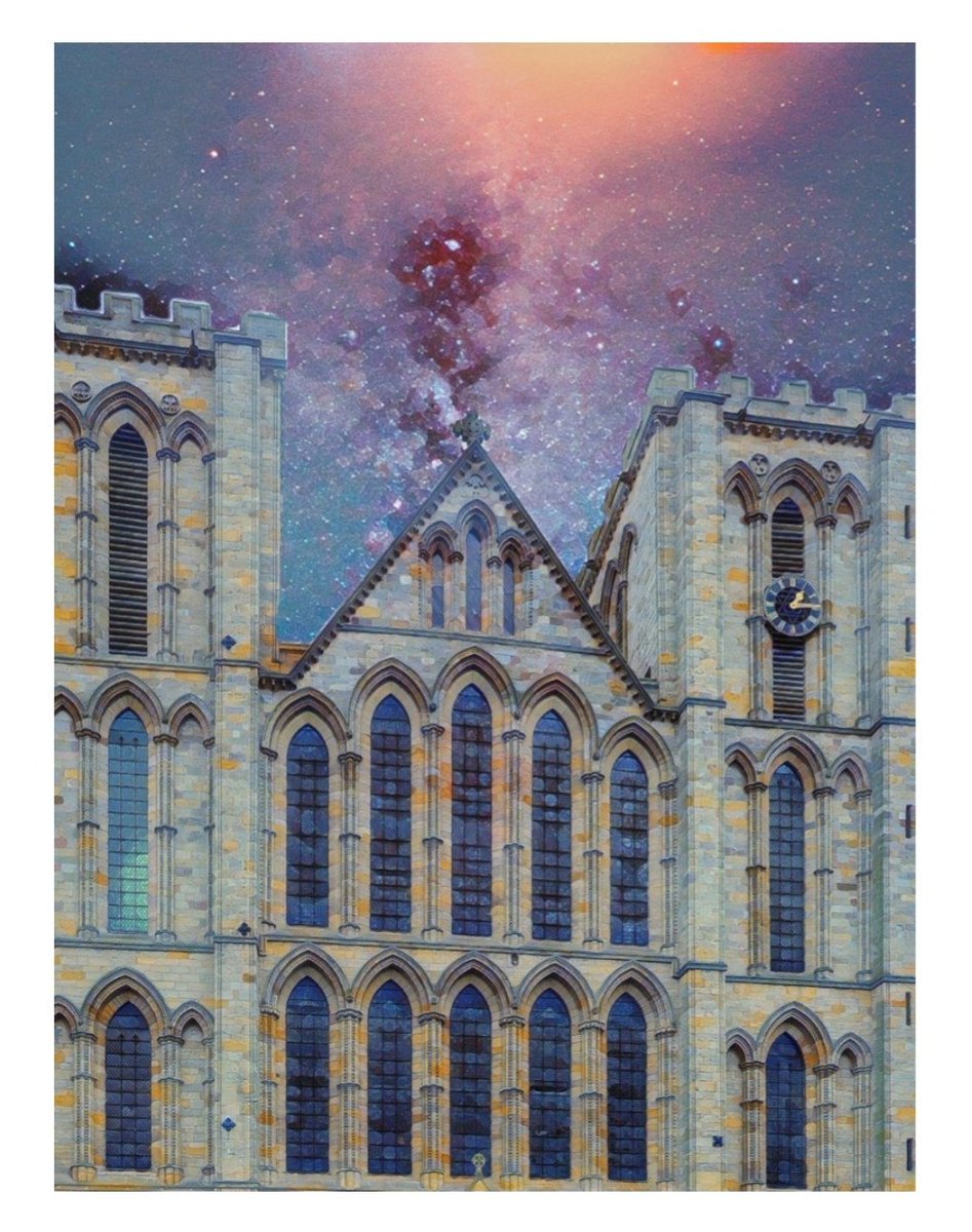 Very proud of @norfolkashville Sixth Former Linda. Her artwork has been chosen for the front cover of the service sheet for the College Carol Service <a href="/riponcathedral/">Ripon Cathedral</a> next Friday.