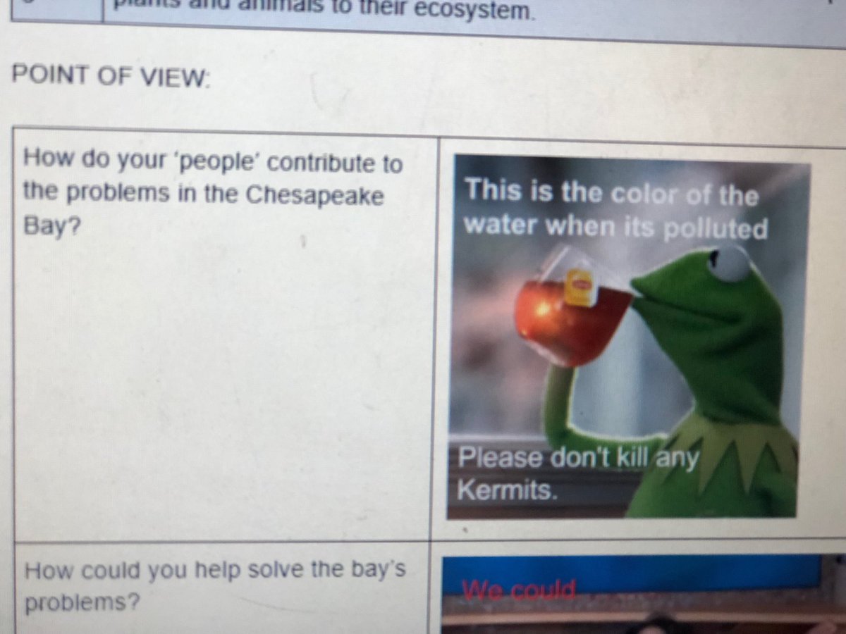 Ms_JArmstrong's tweet photo. More student created ecosystem memes! #wonderwake #teachingwithmemes https://t.co/uPtTJ1VWGw