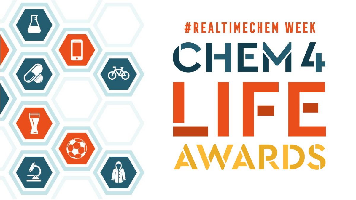 cenmag's tweet photo. #3: Announcing the winners of the #RealTimeChem Awards! https://t.co/Auo8CvQbMn
#CrystalPic: @LisaBarbaro
#ReactionsPic: @ChriGoChem
#ChemVideo: @jonathangrimm
#CompChem: @BL76276
#AnalyticalChem: @CabadChem
#BioChem: @erin_rod_phd
#ChemEd: @pchemstud
#ChemSelfie: https://t.co/oGBydG1ou9