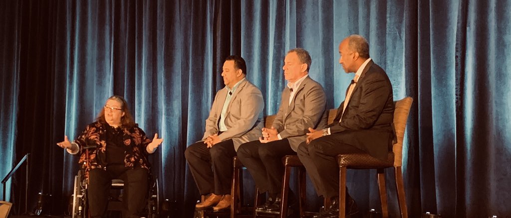 3DSAEC's tweet photo. RT @YVRSandeep 

Great closing session on #WorkforceOfTheFuture at @MeetoftheMinds 2018 in Sacramento

Left to right :
@MishaHouser Autonomy Foundation
@leonardoysosa @devMission_ 
@AlBunshaft #DassaultSystèmes
@Chancellor_May #UCDavis

#MOTM2018 #Cities #SustainableCities #STEM https://t.co/uYrjkKRXIg