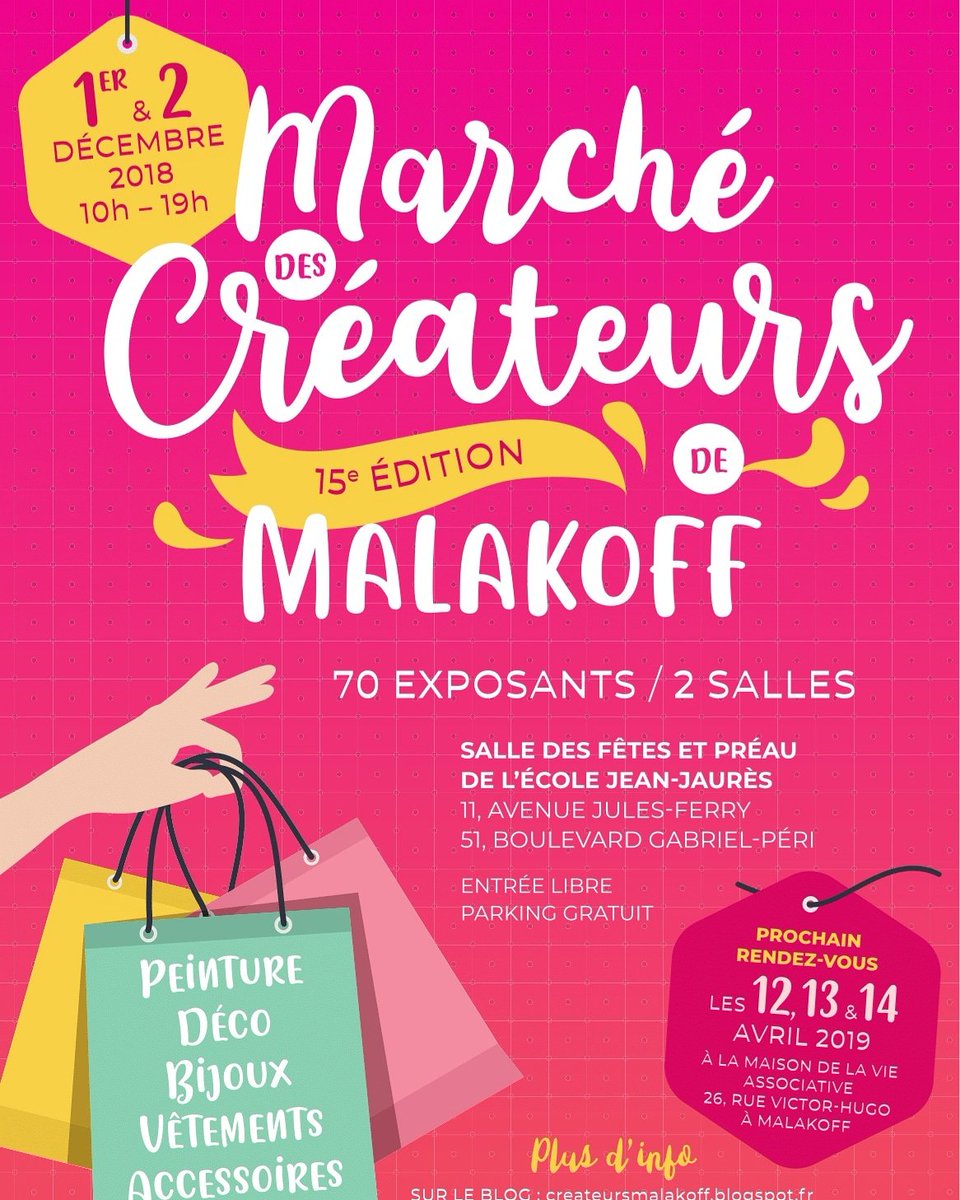 latifachine's tweet photo. Toute l'équipe de Sahraouia est ravie de vous retrouver dés demain et ce durant 2 jours lors du Marché des créateurs de Malakoff. Au plaisir de vous y retrouver 😊  
https://t.co/MC0fLhkwHo https://t.co/JQpsPxPesn