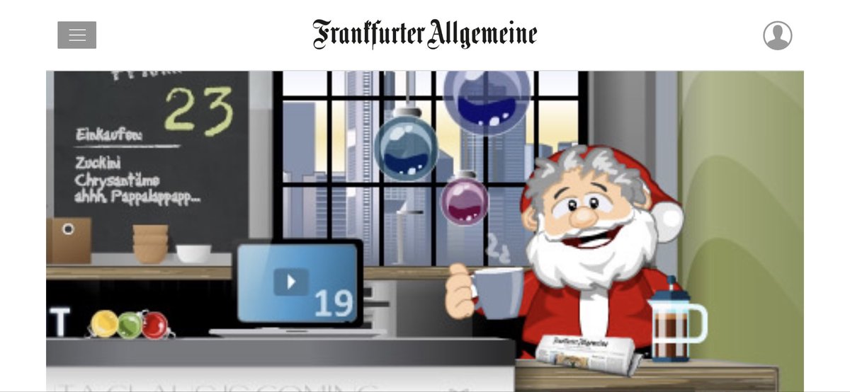 Der FAZ.NET-Adventskalender ist live adventskalender.faz.net via <a href="/faznet/">Frankfurter Allgemeine</a>