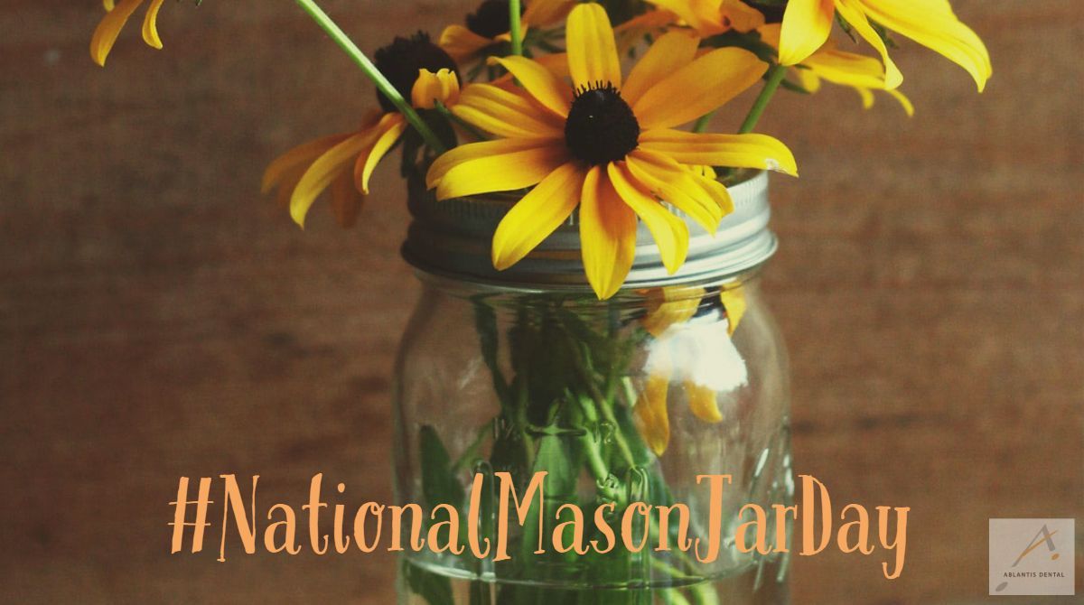 Ablantiscorp's tweet photo. Show your appreciation for #NationalMasonJarDay by using a Mason Jar for something special today!!
•
•
•
•
•
#encinitas #ablantis #localdentist #encinitasdentist #dentistry #dentist #dental #toothbrush #smile #oralhealth #love #dentalcare #happy #dentallife #masonjar #family https://t.co/JuJsIbj9jI
