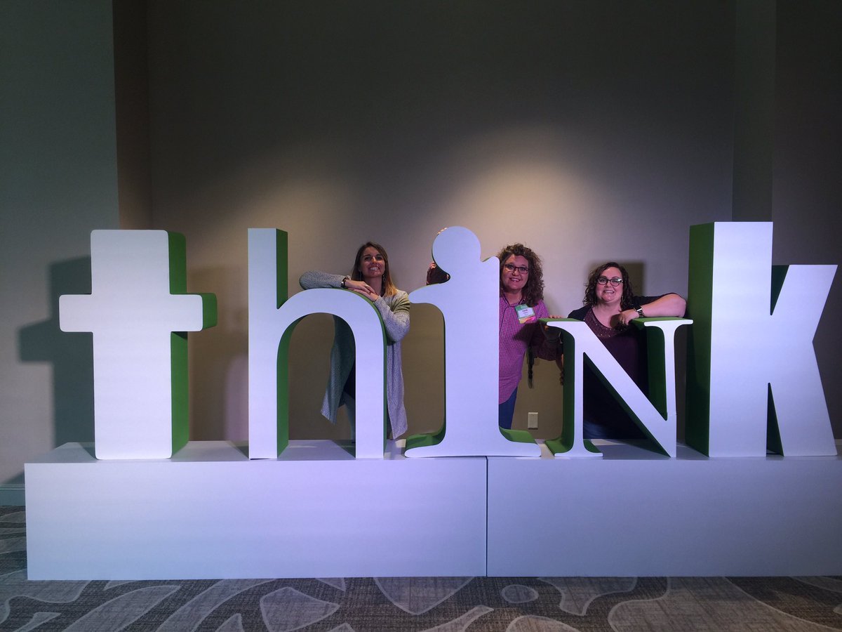 amyrollmann's tweet photo. What an amazing experience!  Great learning with other leaders and educators! @lead4ward @hnelson111 @jessahanson #think2018 https://t.co/U4rOd3EIj2