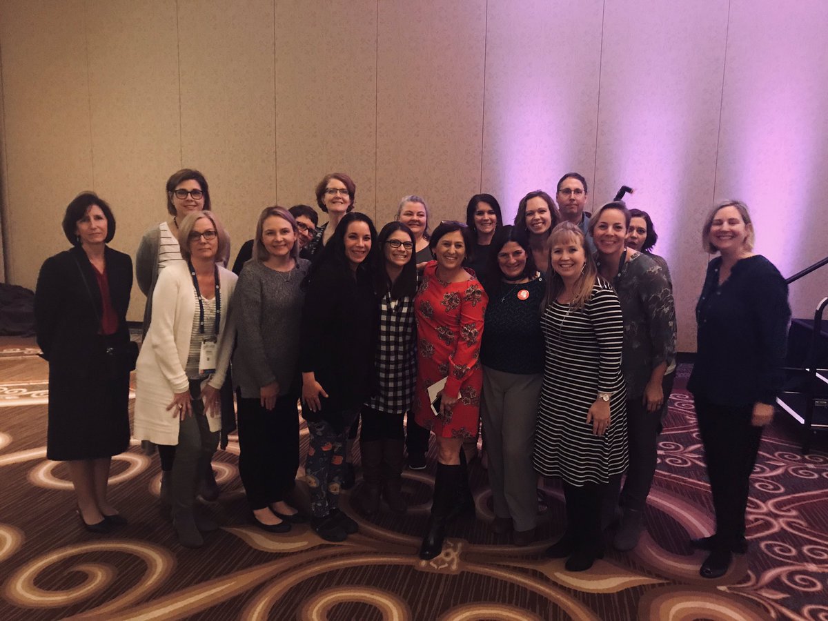 Love learning, collaborating, working, and celebrating with this amazing group of educators! #gifted18