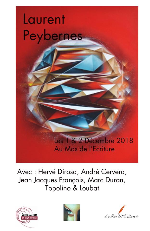 Je suis très heureux de participer aux portes ouvertes des 20 ans du Mas de l'Écriture à Jonquières . Avec le Cercledesarts et la Galerie du Mas de Coulondres .