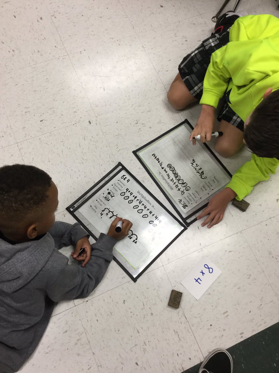 APruski27's tweet photo. We are learning what multiplication means...#MyersGameon #MyersMath https://t.co/4yeMhUt9Rv