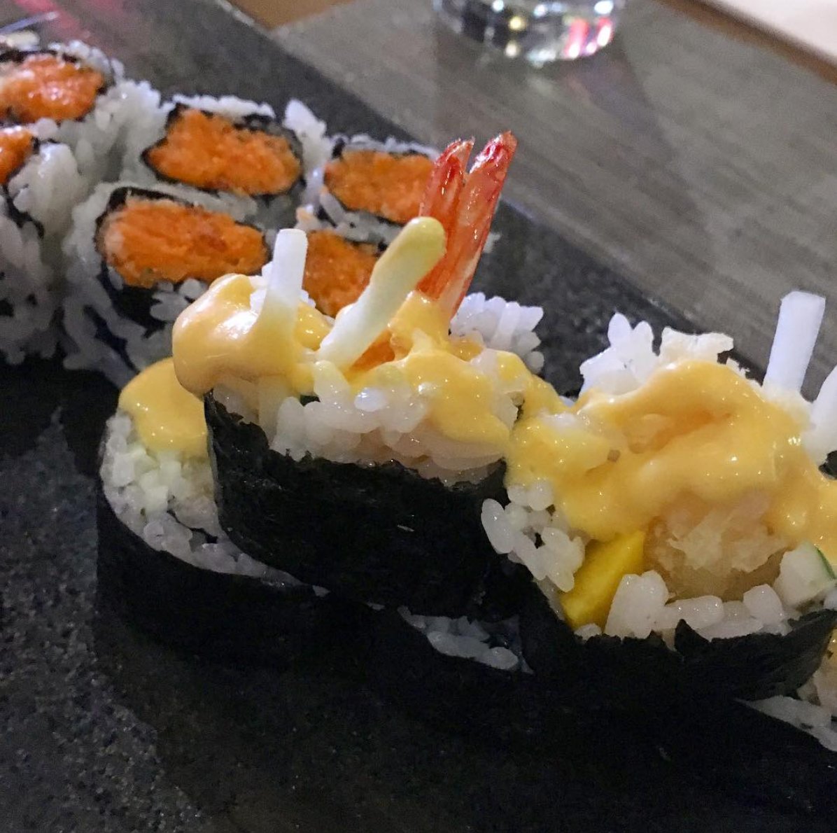 3Taiko's tweet photo. Happy Friday! Anyone hungry? Come down to 360 Taiko! Start your weekend off with some sushi and sake!! #repost @seanpatrickeatsfood
.
.
.
#patchogue #sushi #sashimi #beer #sushigood #japan #lieats #longisland #patch #patchoguenights #patchogueseafood #sushiandbeer https://t.co/0E9VJ1ugVF