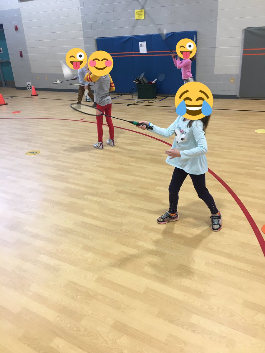 PEBowles's tweet photo. 2nd graders @JamestownAPS working on their striking skills w/station work #PhysEd https://t.co/rdKU2BvFd3
