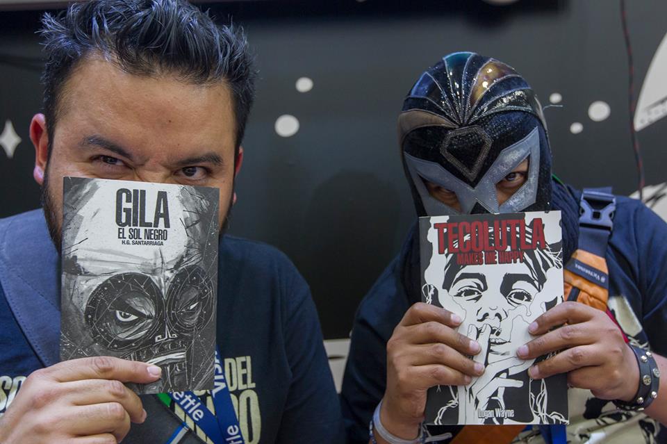 FILGuadalajara's tweet photo. Como parte del programa del Salón del Cómic, @hgsantarriaga y #LoganWayne presentaron el proyecto editorial "Pura Pinche Fortaleza".
(©FIL/ Eva Becerra)
#AyerHoySiempre #SomosLectores https://t.co/FyZtD9zWCm