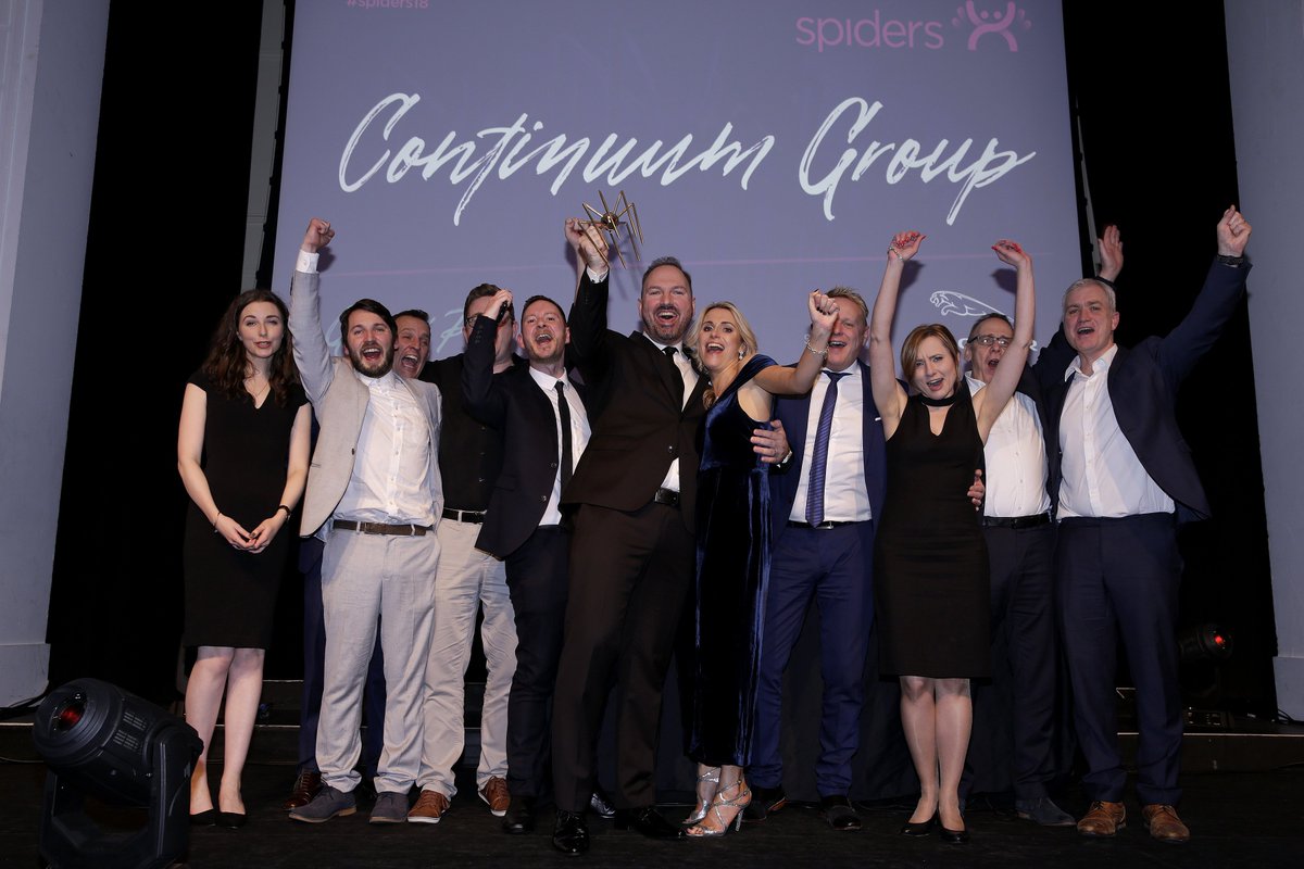 spiderawards's tweet photo. Congratulations again to all winners of the Spider Awards 2018!🙌🙌 #spiders18
More pictures to come next week... Have a good weekend!
🔹Grand Prix winner, sponsored by @Jaguar_IE: The @ContinuumMGroup
🔸Best in B2B, sponsored by @Arekibo : @CplJobs https://t.co/nR7n6WtS00