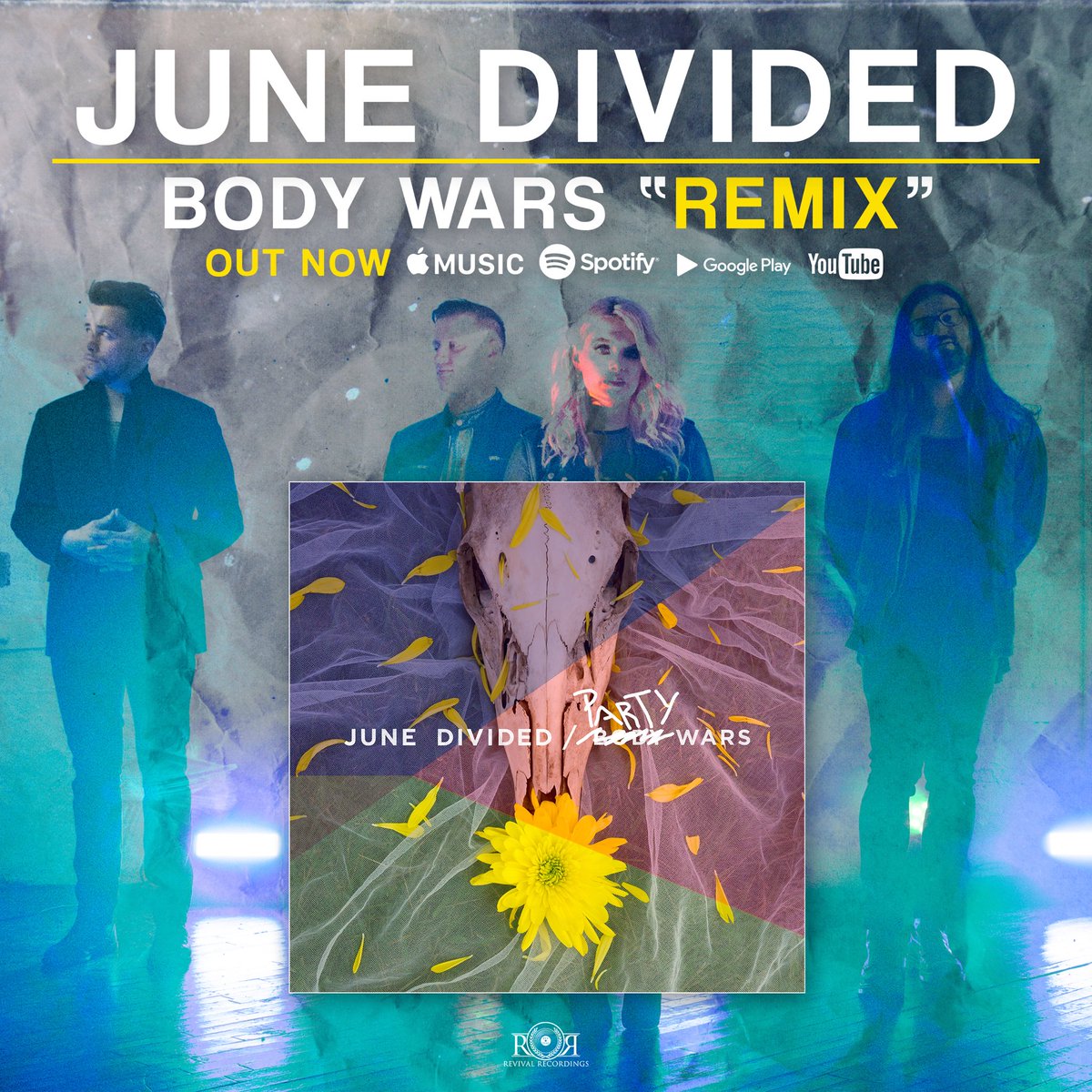 RevivalRecs's tweet photo. Head over to @JuneDivided’s Facebook page to hear the lovely new acoustic version of their song, “Body Wars”! ❤️ If you dig it, it’s at your fingertips here: https://t.co/BznVKwSTzh
#Revival52 https://t.co/ALMrcs3e1e