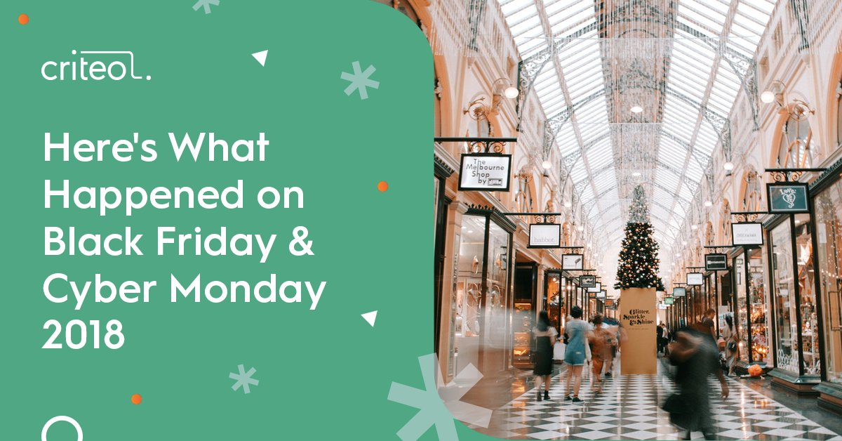 The numbers are in! We’re sharing insights from a record breaking #BlackFriday and #CyberMonday: bit.ly/2BJ9pGg